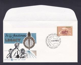 1973 50th ANNIVERSARY OF LEGACY DECIMAL STAMP WESLEY FIRST DAY COVER #16