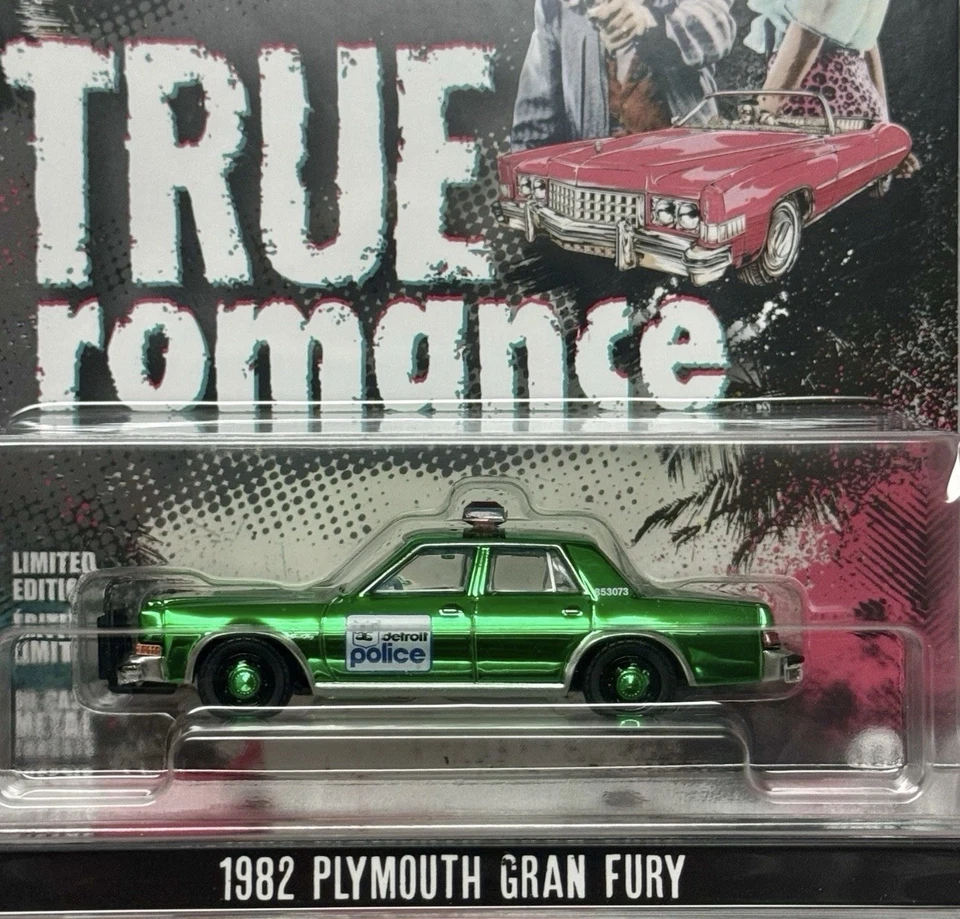 Greenlight Hollywood True Romance 1982 Plymouth Gran Fury *CHASE* (V89)  - Image 2 of 2