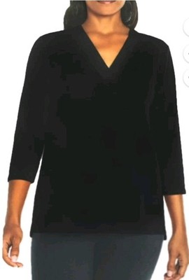 BANANA REPUBLIC WOMEN'S V-NECK 3/4 SLEEVE BLOUSE TOP