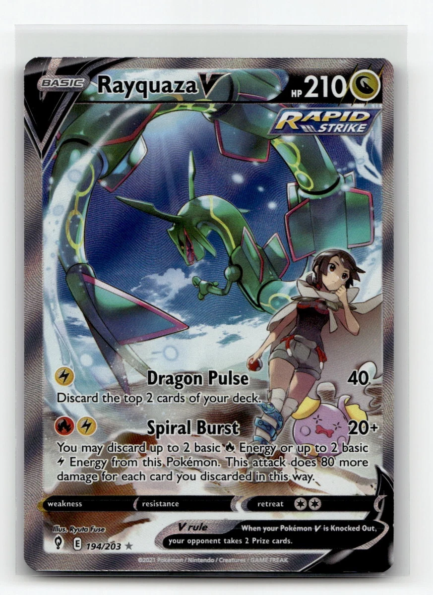 Rayquaza V 194/203 SWSH07: Evolving Skies for sale | eBay
