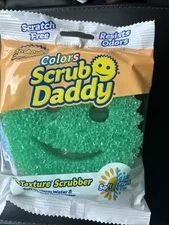 Scrub Daddy Colors Scratch Free Flex Texture Scrubber Green