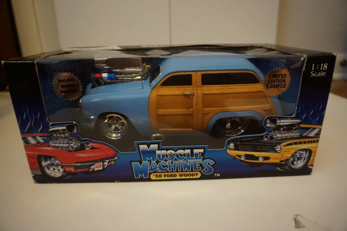 Muscle Machines 1950 Ford Woody 1:18スケール Muscle Machines 1950 Ford Woody Station Wagon - Global Diecast Direct