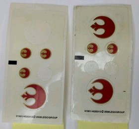 LEGO Star Wars Partial Sticker Sheet Lot (24 Sheets) 2005&ndash;2015 | Sets 6208&ndash;9498