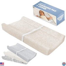 Jool Baby Soft Changing Pad with Washable Cover - Non-Slip, Fits Standard Tables