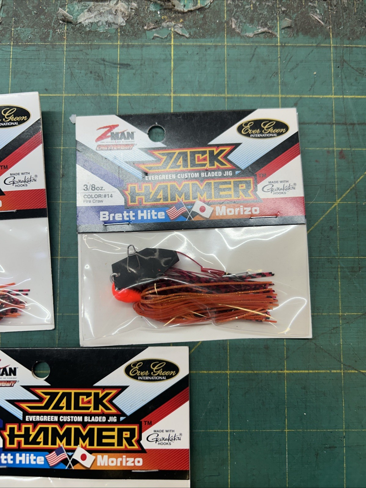 Z-Man Fire Craw Jack Hammer Chatterbait 3/8oz Lot Of 3! - Image 3