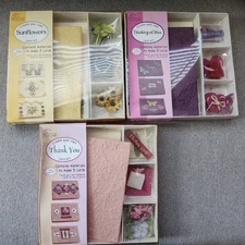 3 Naturally Pulsar Card Kits! Thank You, Sunflowers & Thinking of You! Makes 15