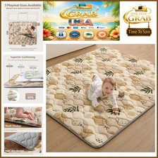 Baby Play Mat 71x59 Inch Extra Thick Foldable Non-Slip Foam Floor Mat for
