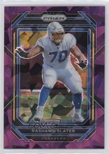 2022 Panini Prizm Purple Ice Prizm 125/225 Rashawn Slater #153 15ej