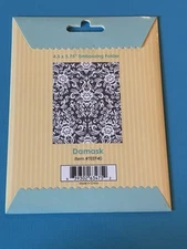 Taylored Expressions Damask Embossing Folder NEW Paper Crafting Rare