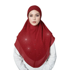 Muslim Women Hijab Amira Turban Bonnet Head Cover Islamic Headscarf Shawls Arab