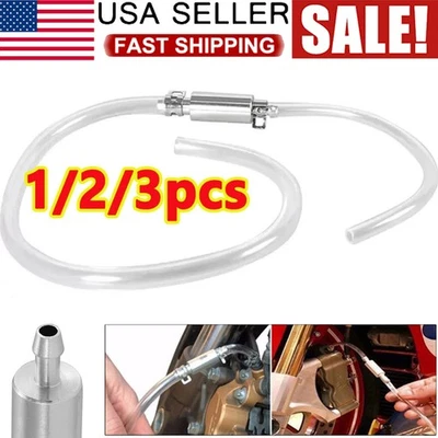 Brake Bleeder Hose One Way Check Valve Tube Bleeding Tool Kit for Car Motorcyle