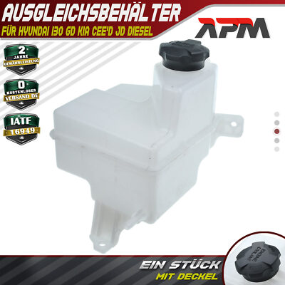 Ausgleichsbehälter Kühlmittel mit Deckel für Hyundai i30 GD KIA Cee'D JD Diesel