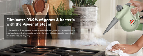 Bissell Steam Shot Deluxe 39N7A Handheld Surface Steam Sanitizer & Cleaner - NEW - Picture 2 of 6