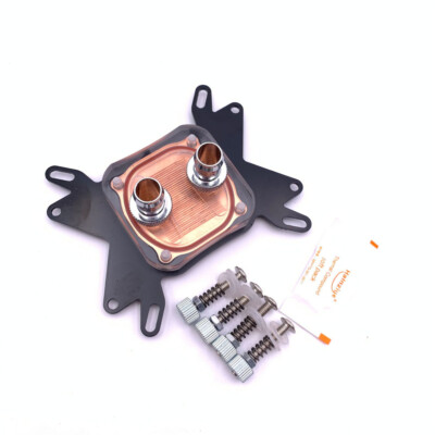 Water Cooling Block for Intel LGA 1155 2011 AMD AM4 Copper CPU Cooler Heatsink