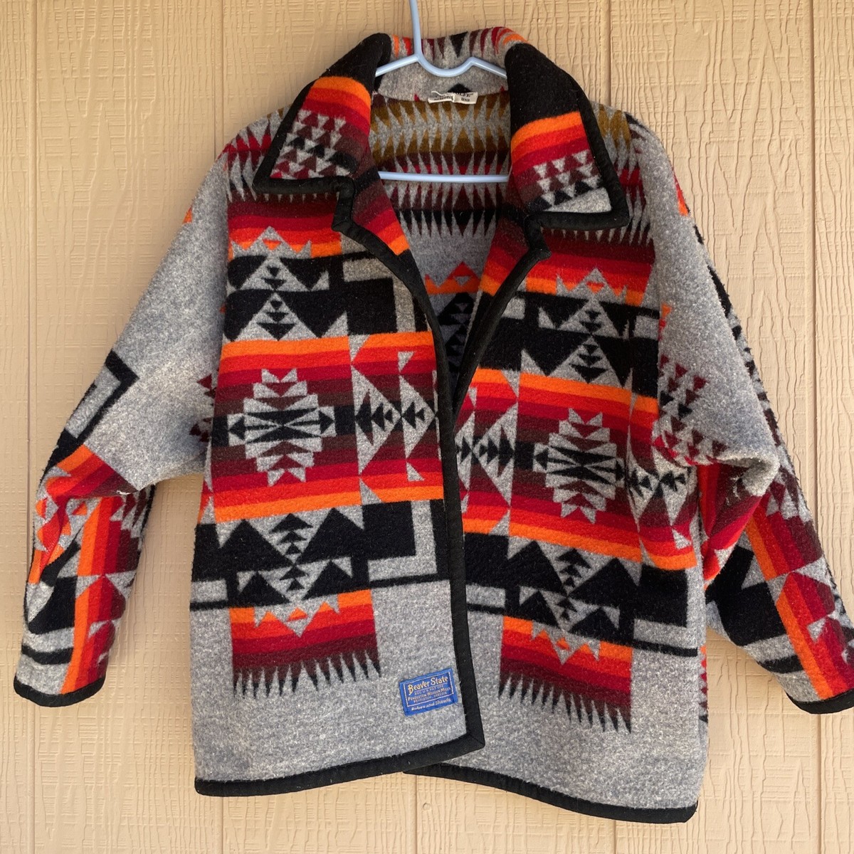 VINTAGE PENDLETON BEAVER STATE AZTEC SOUTHWEST Blanket VINTAGE PENDLETON BEAVER STATE AZTEC SOUTHWEST Blanket