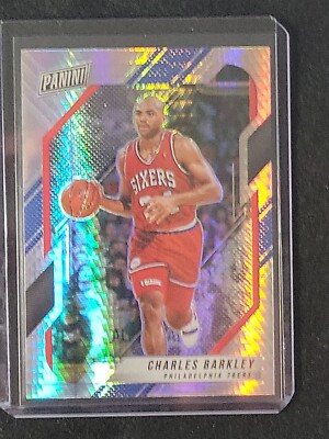 Charles Barkley 2021 Panini VIP Silver Prizm SP   76ers  