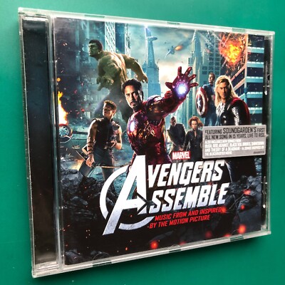 Marvel AVENGERS ASSEMBLE Rock Film Soundtrack CD Chris Hemsworth Robert Downey G