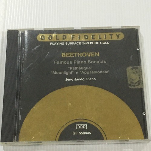 Beethoven Famous Piano Sonatas Vol 1 Gold Fidelity CD GF550045 Rare - Picture 2 of 9