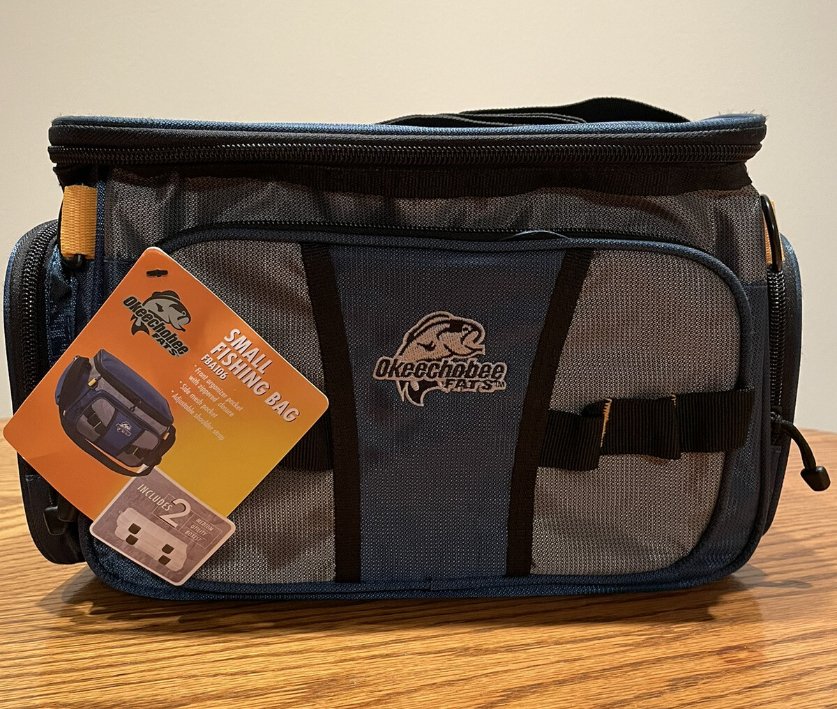 Okeechobee Fats Small Soft-Sided Tackle Bag Blue