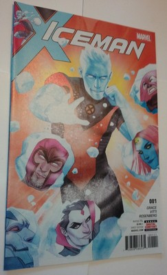 Iceman # 1 NM Marvel X-Men Sina Grace Alessandro Vitti 2017 1st print