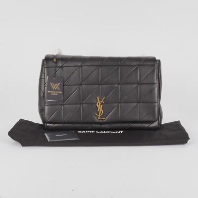 Y*e様 46 SAINT LAURENT PARIS YSLロゴ ナイロンジャ LARGE Jamie 4.3 in lambskin in Black | Saint Laurent | YSL EN-NO