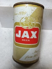 Jax   flat top  can  beer can , EMPTY