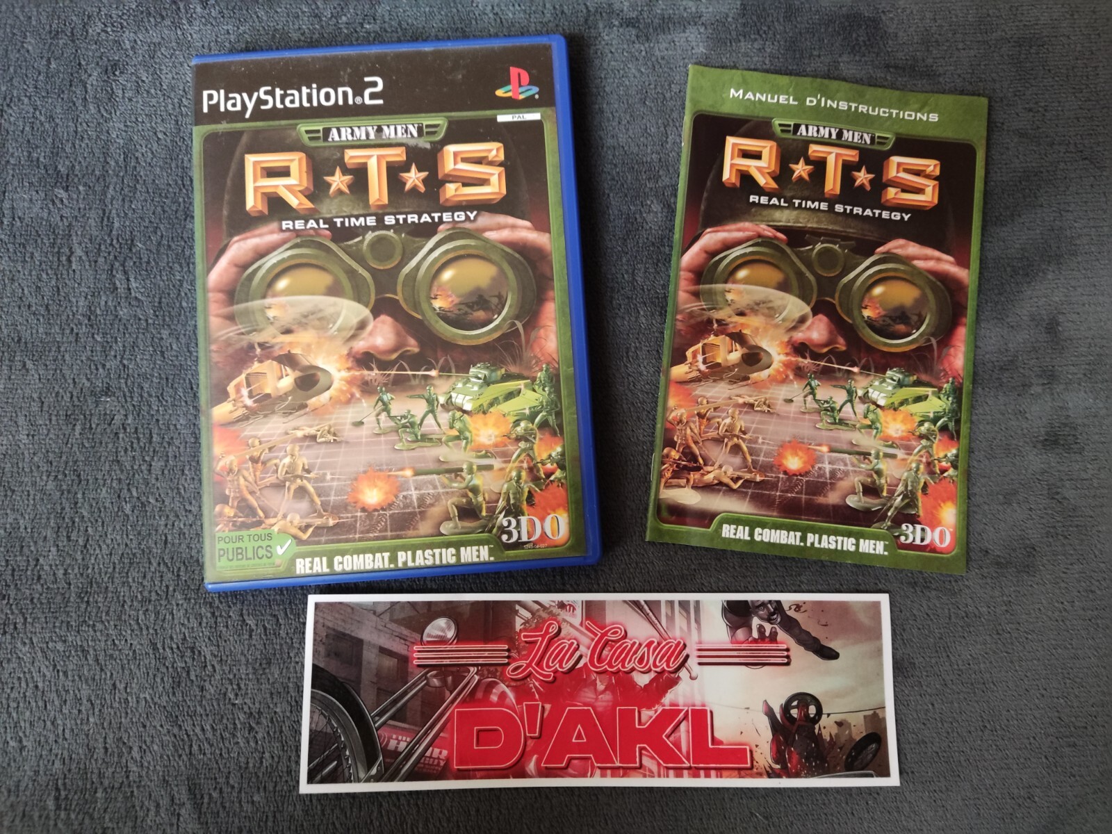 Army Men RTS R.T.S. Real Time Strategy complet sur Playstation 2 PS2 FR TTBE
