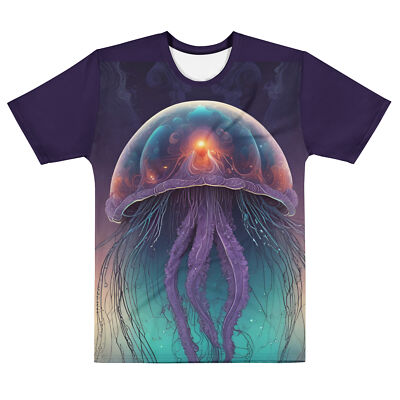 ''Inner Sea'' Unisex t-shirt Psychedelic Space Jellyfish Galactic Cnidarian ET