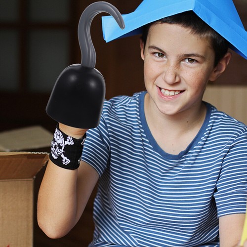 Pirate Hook Novelty Halloween Pirate Cosplay Fancy Dress Accessory - Picture 2 of 12