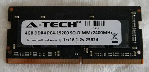 4GB DDR4-2400 1Rx8 PC4-19200 1.2V SODIMM (HP Z9H55AA Equivalent) Memory RAM NEW - Picture 1 of 2