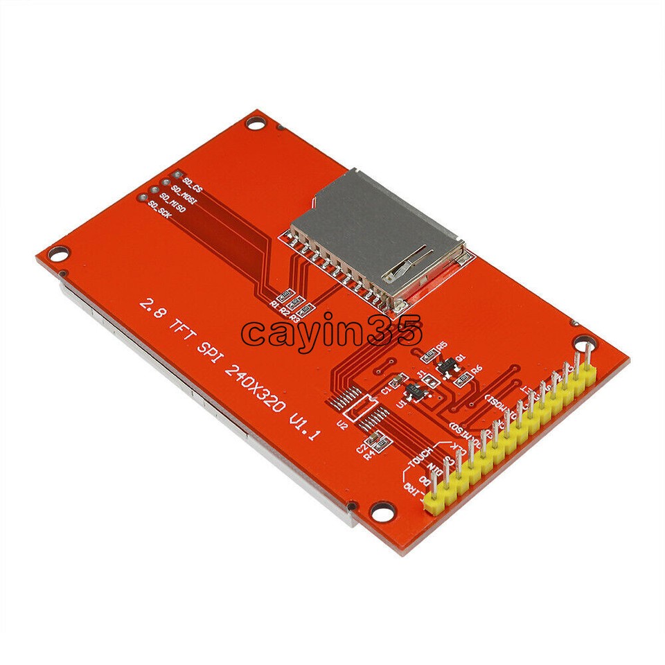 240x320 2,8 "SPI TFT LCD Panel Táctil Módulo De Puerto Serie Con PBC - Foto 3