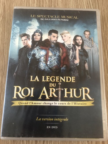 LA LÉGENDE DU ROI ARTHUR COMÉDIE MUSICALE GIULIANO PEPARINI DVD FRANÇAIS RARE