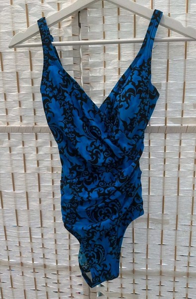 Ladies Swimsuit, Swimmers, One Piece, Size 8, Quayside, Black And Blue