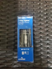 Leviton Commercial Illuminated 15 amps Toggle Switch White 1 pk. 1463-GLW