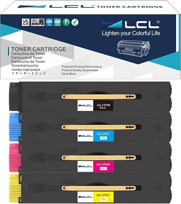 Toner Cartridge for Xerox Color C60 C70 EC70 006R01655-006R01658 High Yield