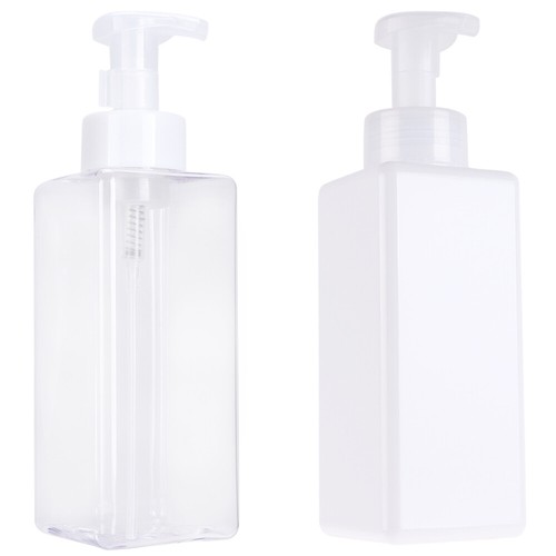 2 Pcs Facial Cleanser Foam Bottle Travel Pump Bottles Size Foaming Dispenser