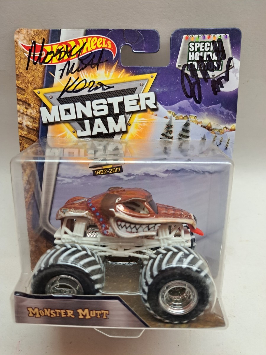 Monster Mutt Snow Holiday Edition Autographed Monster Jam