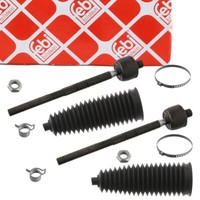 2X febi Spurstange + Manschette FüR Mercedes W203 S203 W211 S211 W220 R230 Vorne