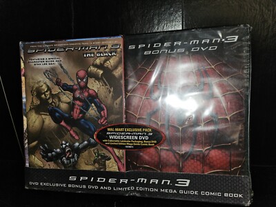 Spider-man 3 Exclusive Bonus DVD & Limited Edit Mega Guide Comic