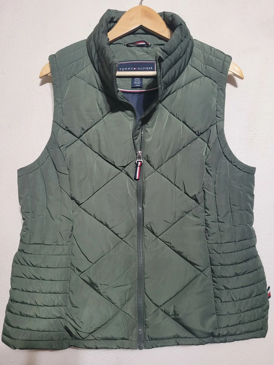 Tommy hilfiger puffer vest womens cheap