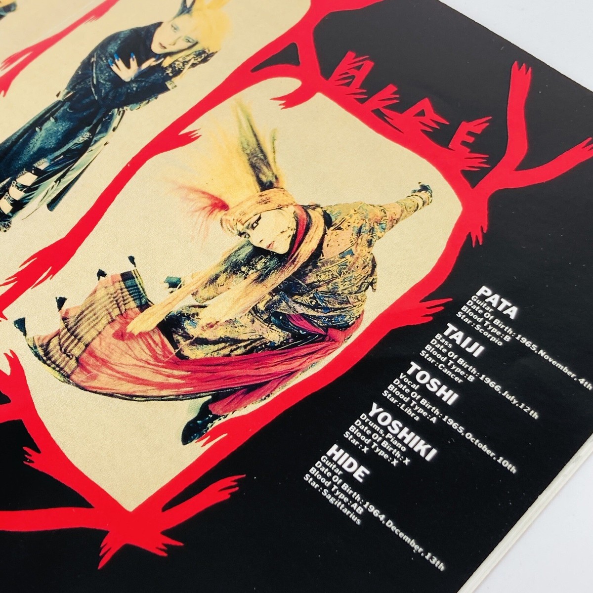 X JAPAN BLUE BLOOD 10 Songs 1st Album CD 1989 YOSHIKI HIDE