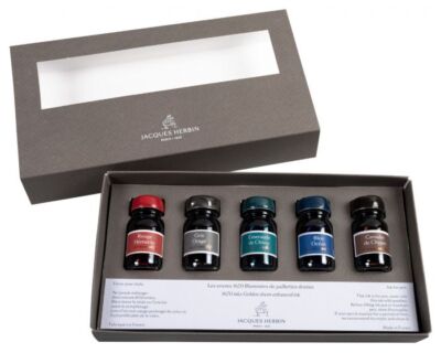 J. Herbin 1670 Anniversary Ink Gift Set for Fountain Pens - NEW in Original Box