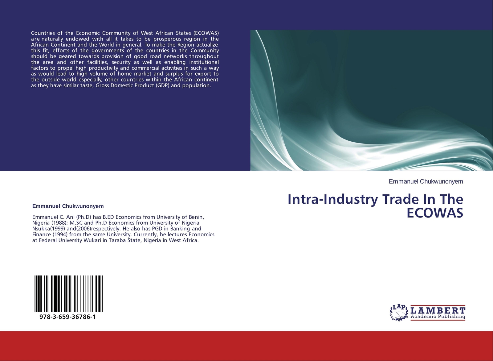 Thumbnail - Intra-industry Trade In The Ecowas Emmanuel Chukwunonyem Taschenbuch