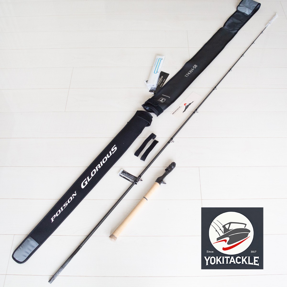 JACKALL/SHIMANO 21 POISON GLORIOUS 174XH-SB Baitcasting Rod for