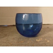 Blue Cobalt Drinking Juice Cup
