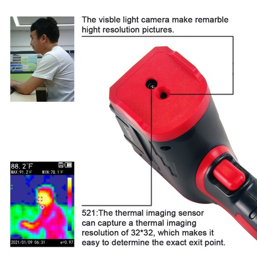 NF-521 Infrared Thermal Imager Camera Floor-Heating-Detector Temperature Imaging - Picture 8 of 14