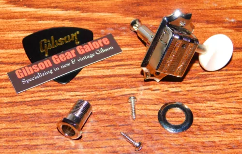 Gibson Les Paul Tuner Kluson Deluxe Peg White Button Relic Guitar Parts Custom G