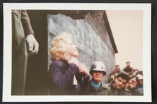 1954 Marilyn Monroe Arrival USA Army USO Korea 5x7 Portrait Photograph