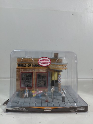 #ad #ad NIB Menards 279 8488 O Gauge Model Railroad Halls of Handsome Barber Shop $90.00