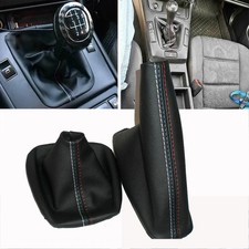 Gear Shift Gaiter and Handbrake Gaiter Set in PU Leather